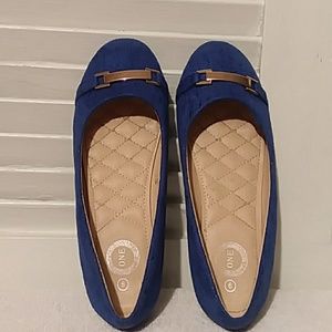 Blue (Suede)ONE Flats